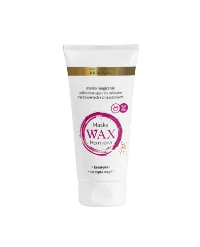Wax Hermiona maska magicznie odbudowująca z keratyną, 200 ml - Do włosów farbowanych i zniszczonych