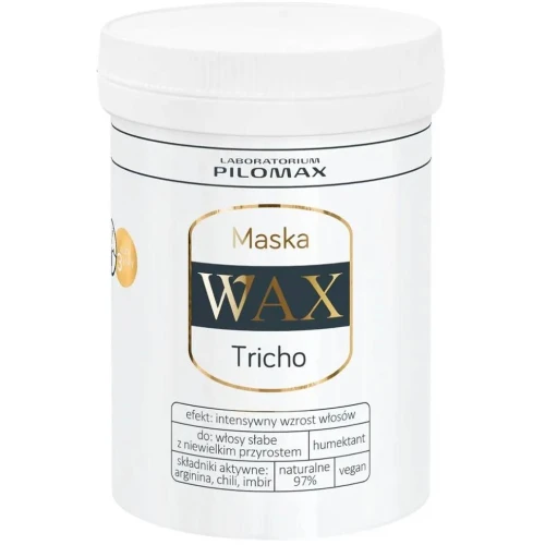 Wax Pilomax Tricho, maska przyspieszająca wzrost włosów, 240 ml  - Dotleniająco-energetyzująca maska do skóry głowy i włosów