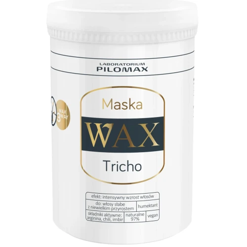 Wax Pilomax Tricho, maska przyspieszająca wzrost włosów, 480 ml - Dotleniająco-energetyzująca maska do skóry głowy i włosów