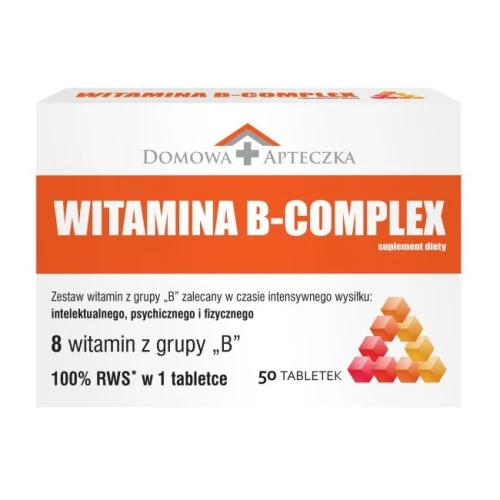Witamina B Complex, 50 tabletek - Kompleks witamin z grupy B dla wsparcia energii i układu nerwowego