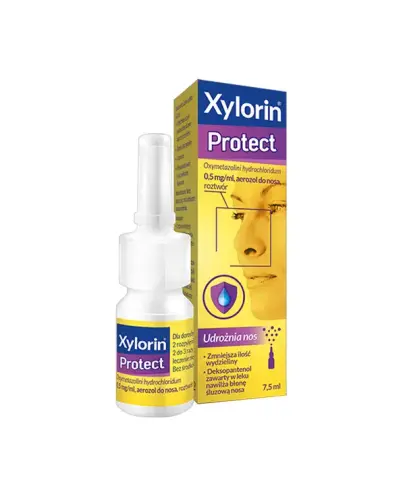 Xylorin Protect aerozol do nosa, 7,5 ml - Przy przeziębieniu i zapaleniu zatok