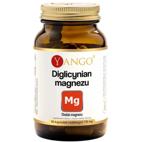 Yango Diglicynian Magnezu, 90 kapsułek - Wsparcie energii i codziennej witalności