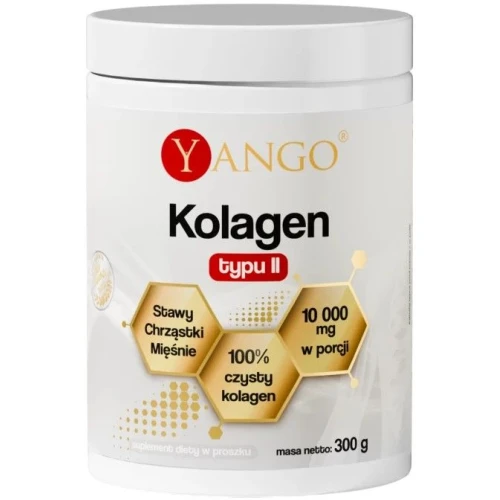 Yango Kolagen Typu II, 300 g - Dla zdrowych stawów i chrząstek