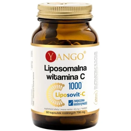 Yango Liposomalna Witamina C, 60 kapsułek - Codzienne wsparcie organizmu