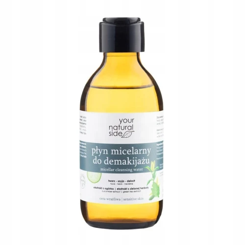 Your Natural Side Płyn micelarny do demakijażu, 190 ml - Skuteczny demakijaż z ekstraktami roślinnymi