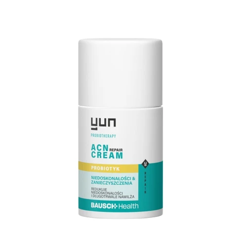 Yun ACN Repair Cream Prebiotyczny Krem do twarzy, 50 ml - D odbudowy mikrobiomu i redukcji niedoskonałości