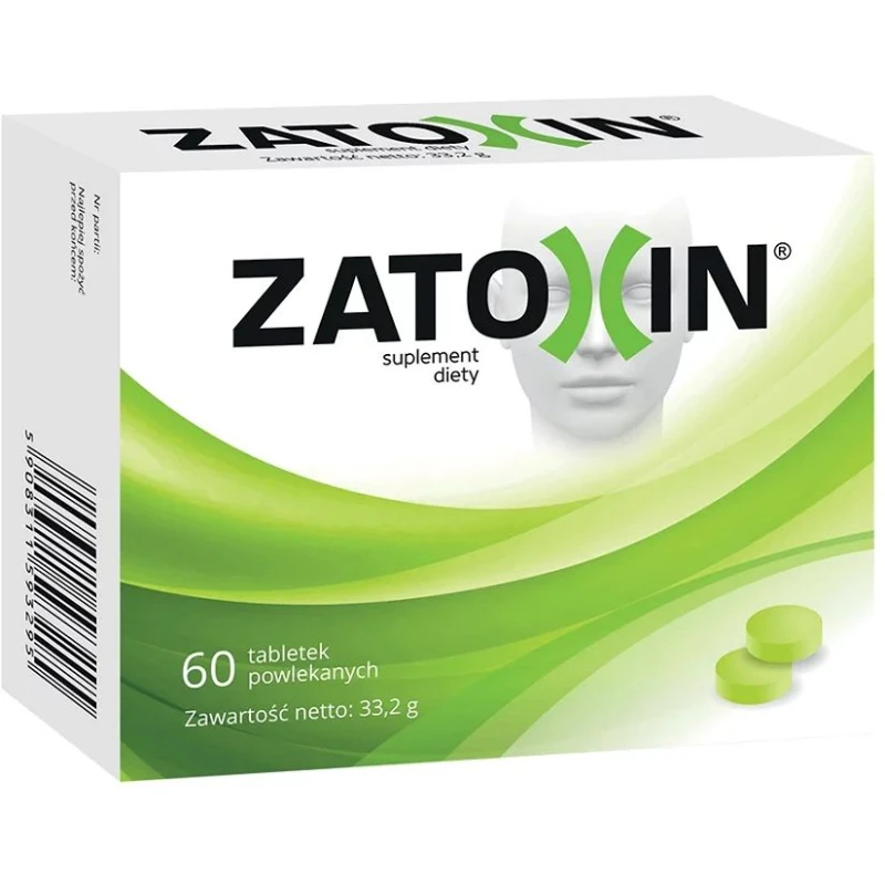 Zatoxin, 60 tabletek powlekanych - Naturalne wyciągi z roślin wspomagają leczenie zatok