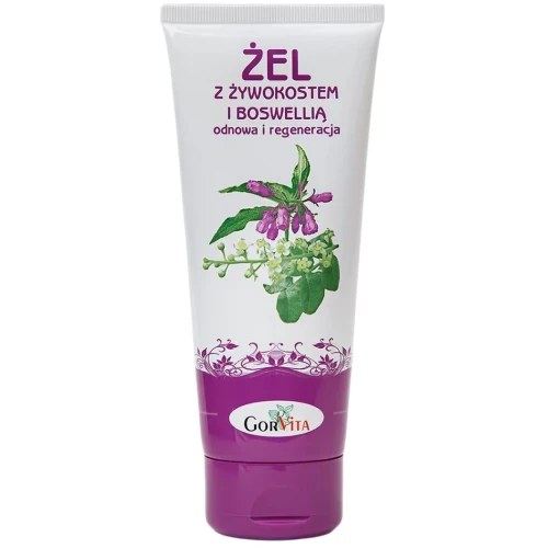 Gorvita Żel z Żywokostem z Boswellią, odnowa i regeneracja, 200 ml - Skoncentrowana moc ziół wspiera sprawność stawów i regenerację skóry