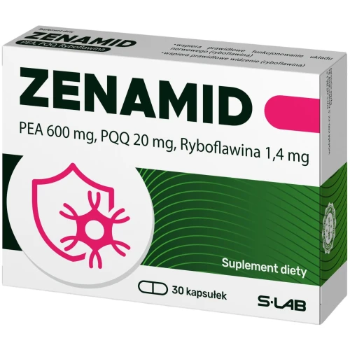 Zenamid, 30 kapsułek - PEA z PQQ i witaminą B2