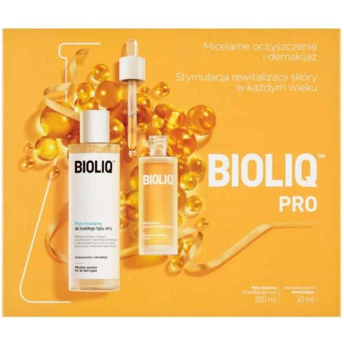 Bioliq PRO Zestaw - Intensywne serum rewitalizujące, 30 ml + Płyn micelarny, 200 ml - Skoncentrowana dawka składników aktywnych