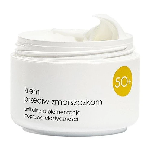 Ziaja 50+ Krem przeciw zmarszczkom, 50 ml - Wygładzenie i poprawa elastyczności skóry dojrzałej
