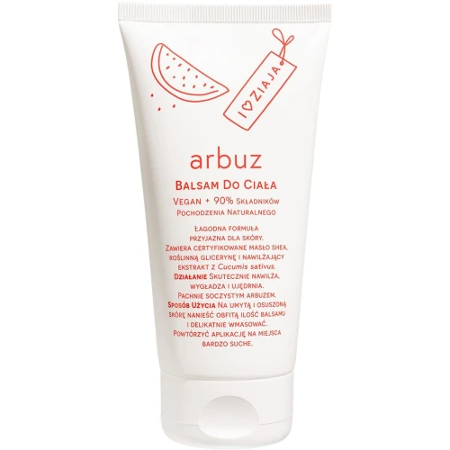 Ziaja Arbuz Balsam do ciała, 160 ml - Nawilżający, wygładzający i ujędrniający