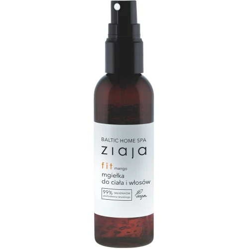 Ziaja Baltic Home SPA Fit Mango Mgiełka do ciała i włosów, 90 ml - Z ekstraktem z fig i mango