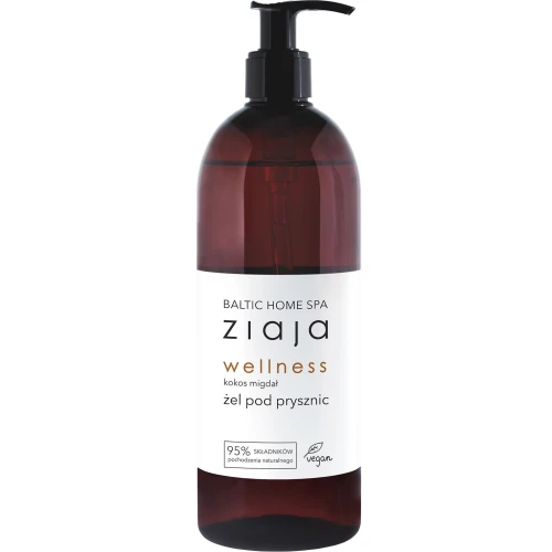 Ziaja Baltic Home SPA Wellness Żel pod prysznic, 500 ml - Łagodna formuła dla gładkiej i zadbanej skóry