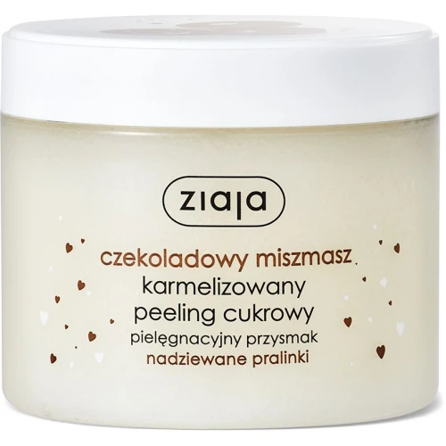 Ziaja Czekoladowy Miszmasz Karmelizowany peeling cukrowy, 300 ml
