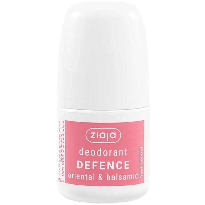 Ziaja Deodorant Defence Oriental & Balsamic Roll-on, 60 ml - Neutralizuje nieprzyjemny zapach potu