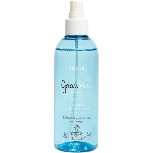 Ziaja GdanSkin Nawilżająca mgiełka zapachowa do twarzy i ciała, 200 ml - Nawilżająco-odświeżająca z nutą morską