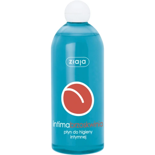 Ziaja Intima Brzoskwinia płyn do higieny intymnej, 500 ml - Z kwasem mlekowym i D-panthenolem
