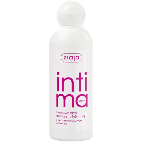 Ziaja Intima Kremowy płyn do higieny intymnej, 200 ml - Z kwasem mlekowym i alantoiną