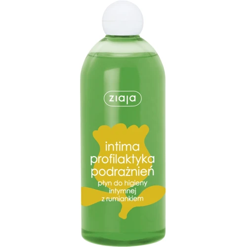 Ziaja Intima Profilaktyka podrażnień płyn do higieny intymnej, 500 ml - Z rumiankiem i kwasem mlekowym