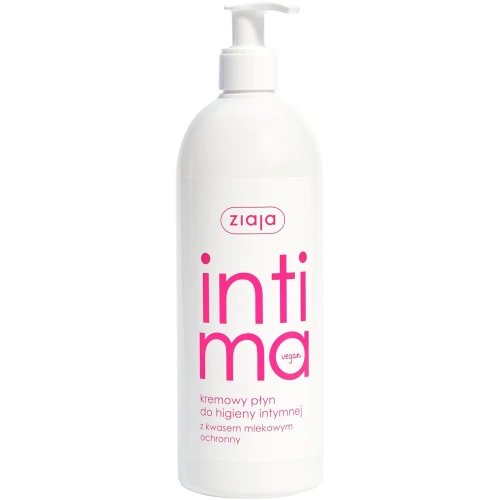Ziaja Intima Kremowy płyn do higieny intymnej z kwasem mlekowym, 500 ml - Ochronny płyn dla kobiet