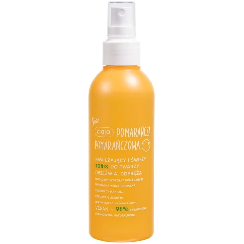 Ziaja Kokos Nawilżający i świeży tonik do twarzy, 190 ml - Delikatne odświeżenie i nawilżenie