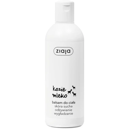 Ziaja Kozie Mleko Balsam do ciała, 300 ml - Odżywczo-regenerująca formuła - do skóry suchej