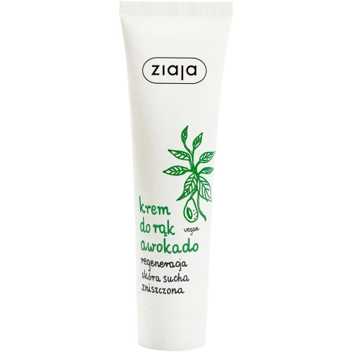 Ziaja Krem do rąk awokado, 100 ml - Nawilżenie i ochrona dla skóry suchej i zniszczonej