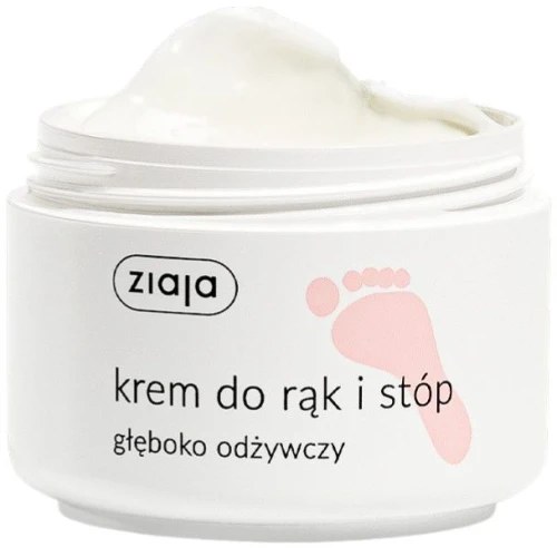 Ziaja Krem do rąk i stóp głęboko odżywczy, 50 ml - Intensywnie odżywia, regeneruje i zmiękcza skórę