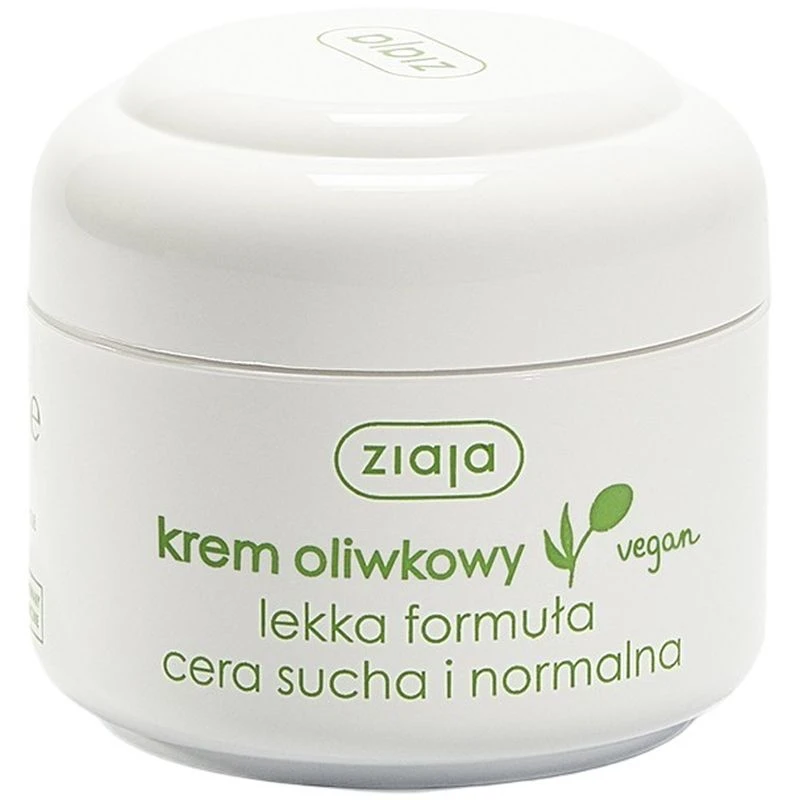 Ziaja Krem Oliwkowy, lekka formuła, 50 ml - Do pielęgnacji skóry suchej i normalnej