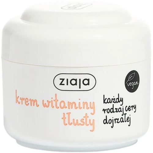 Ziaja Krem Witaminy tłusty, 50 ml - Do cery dojrzałej