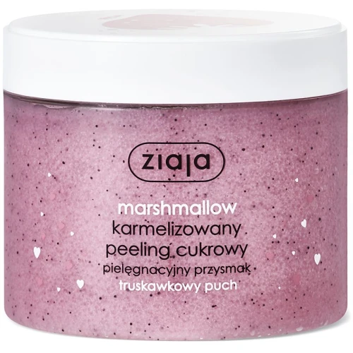 Ziaja Marshmallow karmelizowany peeling cukrowy, 300 ml - Wygładza i nawilża skórę