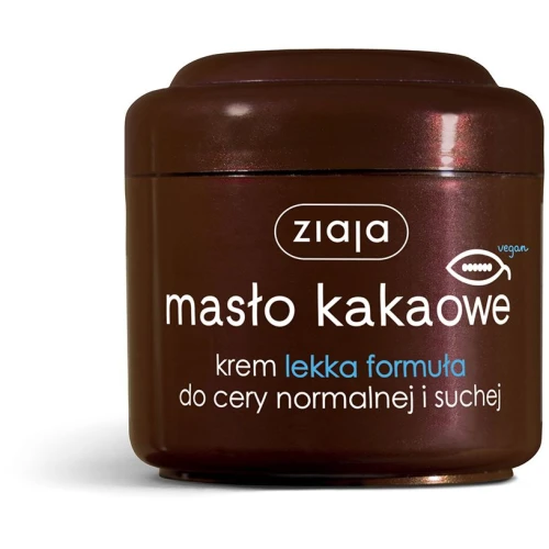 Ziaja Masło Kakaowe Krem lekka formuła, 200 ml - Odżywienie i ochrona skóry
