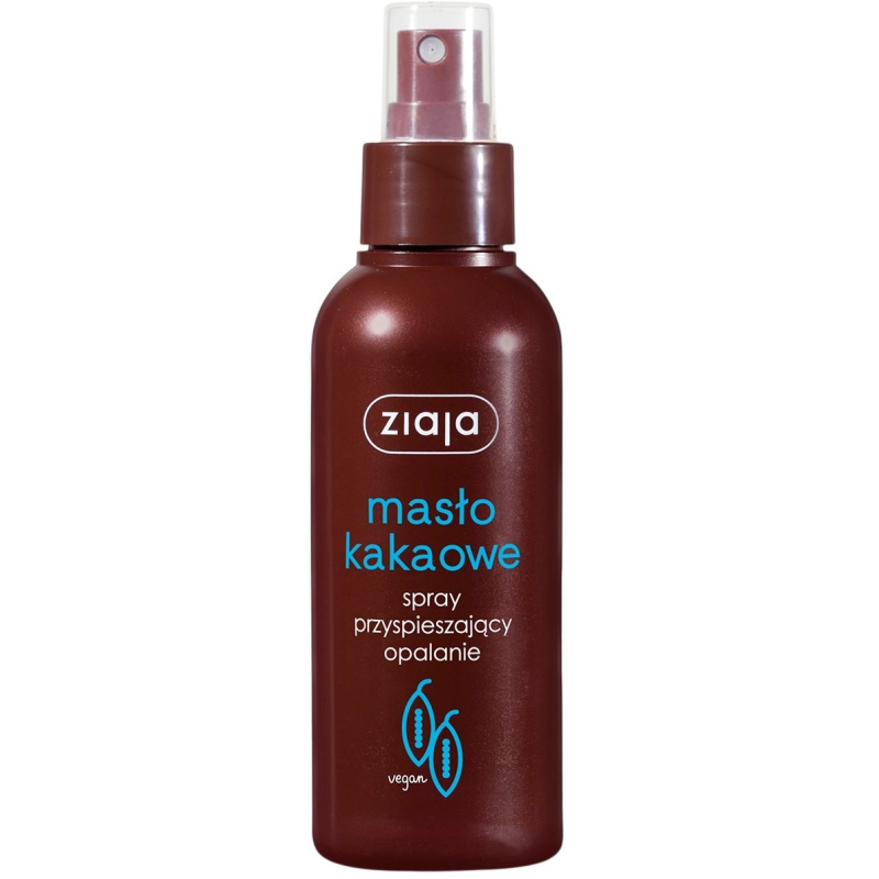 Ziaja Masło Kakaowe Spray przyspieszający opalanie, 100 ml - Naturalny sposób na piękną, złocistą opaleniznę