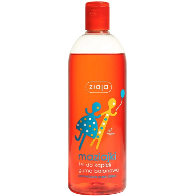Ziaja Maziajki Żel do kąpieli guma balonowa, 500 ml  - Dla dzieci powyżej 3. roku życia