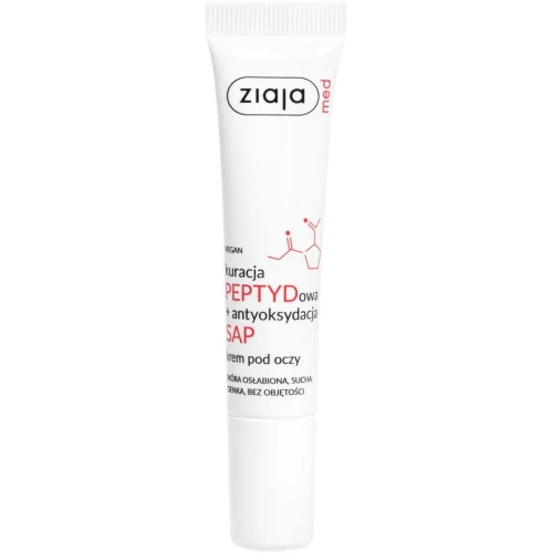 Ziaja Med Kuracja Peptydowa + Antyoksydacja SAP Krem pod oczy, 15 ml - Na zmarszczki i cienie