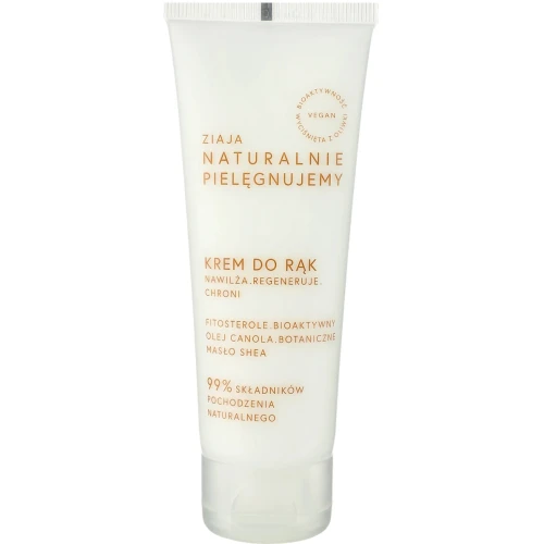 Ziaja Naturalnie Pielęgnujemy Krem do rąk, 75 ml - Intensywne nawilżenie i regeneracja