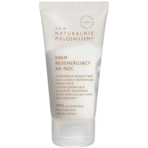 Ziaja Naturalnie Pielęgnujemy Krem regenerujący na noc, 50 ml - Intensywna regeneracja nocna