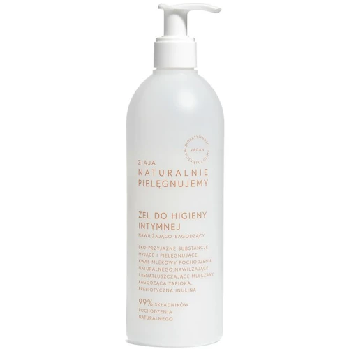 Ziaja Naturalnie Pielęgnujemy Żel do higieny intymnej, 400 ml - Delikatne mycie, odświeżenie i pielęgnacja okolic intymnych