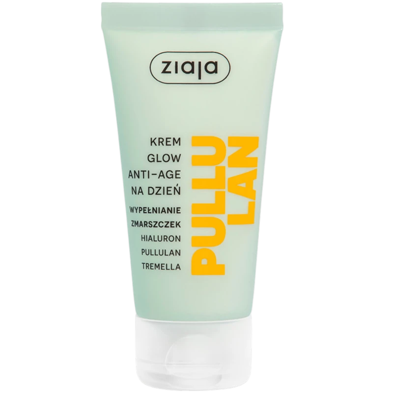 Ziaja Pullulan Glow Anti-Age Krem na dzień, 50 ml - Nadaje skórze naturalny blask