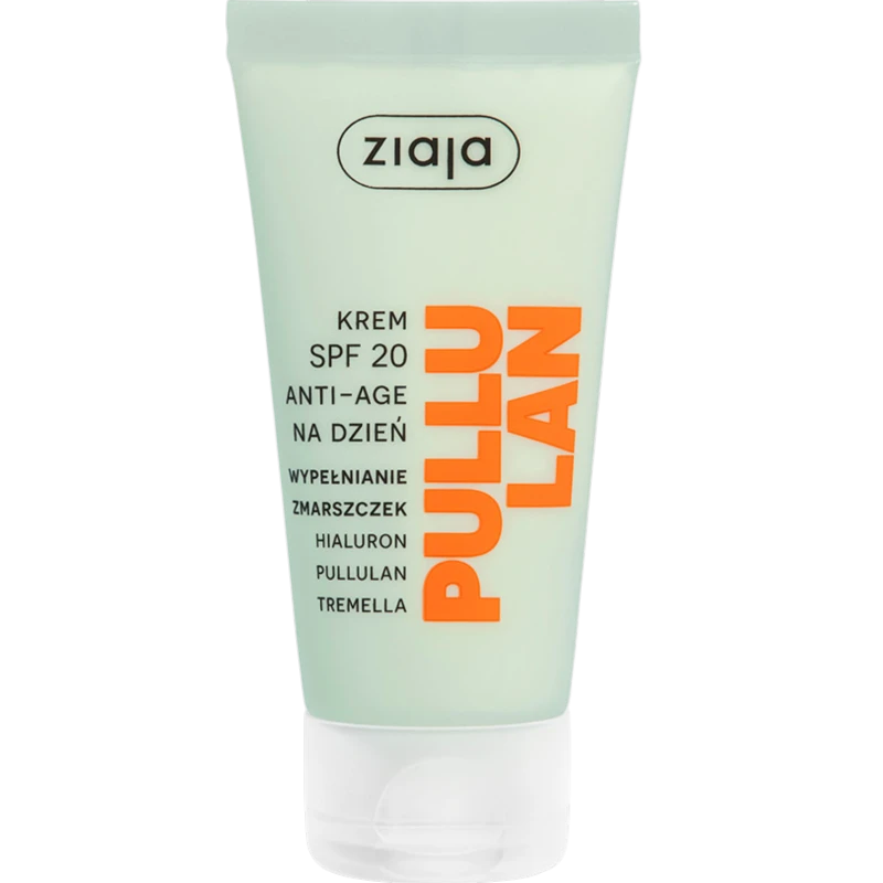 Ziaja Pullulan SPF 20, krem anti-age na dzień, 50 ml  - Ochrona przed fotostarzeniem skóry