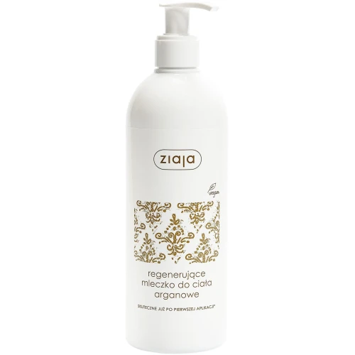 Ziaja Regenerujące mleczko do ciała arganowe, 400 ml - Do intensywnego nawilżenia i pielęgnacji skóry