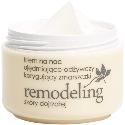 Ziaja Remodeling Krem na noc ujędrniająco-odżywczy, 50 ml - 60+ z peptydami i kwasem hialuronowym