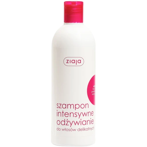 Ziaja Szampon intensywne odżywianie do włosów delikatnych, 400 ml - Witaminowa regeneracja i wzmocnienie
