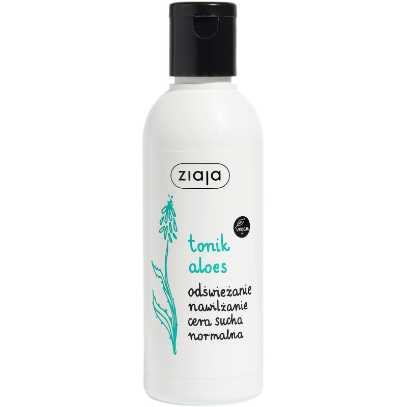 Ziaja Tonik Aloes, 200 ml - Nawilża, odświeża i przywraca skórze naturalną równowagę