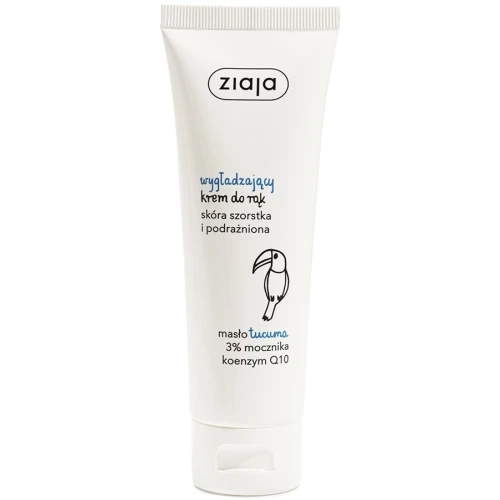 Ziaja Wygładzający krem do rąk, 80 ml - Intensywna pielęgnacja skóry szorstkiej i podrażnionej