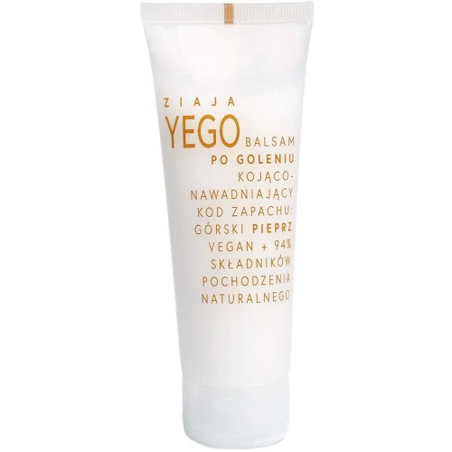 Ziaja Yego Górski Pieprz Balsam po goleniu kojąco-nawadniający, 80 ml - Intensywne ukojenie i 24h nawilżenie