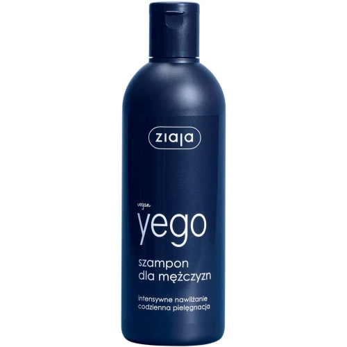 Ziaja Yego Szampon dla mężczyzn, 300 ml - Intensywne nawilżanie i odżywienie
