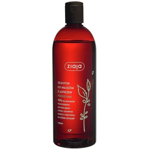 Ziaja Med Szampon do włosów z łupieżem Pokrzywa, 500 ml - Do codziennej pielęgnacji włosów z łupieżem