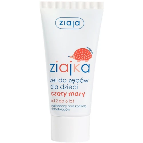 Ziajka Czary Mary Żel do zębów dla dzieci, 50 ml - Od 2 do 6 lat